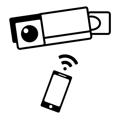 遠隔からのカメラ操作