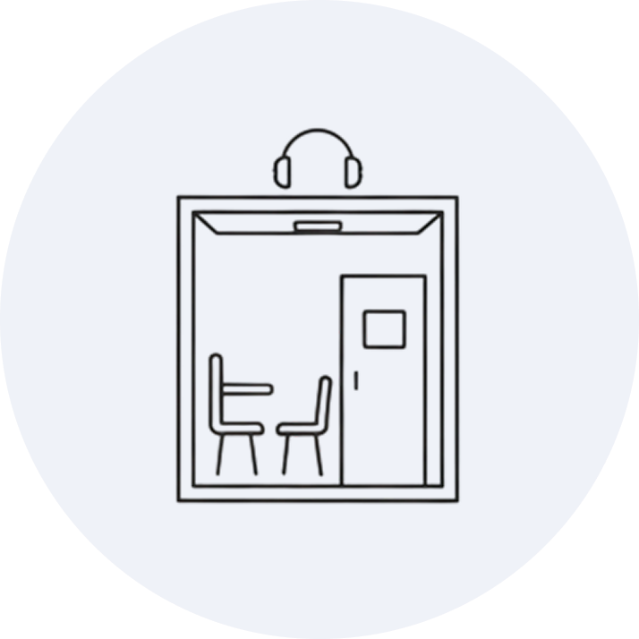 オンライン専用ブース・個室