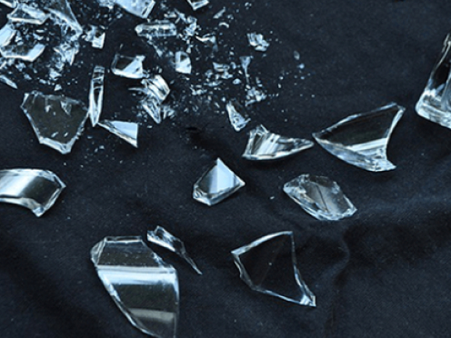 ガラス破片の飛散防止